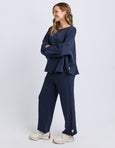 Gab LS Sweat- Navy
