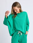 Gab LS Sweat- Turquoise