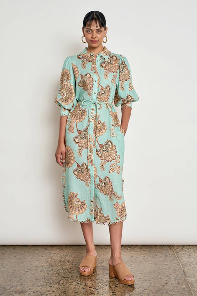 Heir Dress- Mint Kgari