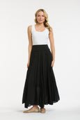 Georgia Maxi Skirt- Black