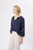 Kimberley Top- Shadow Blue