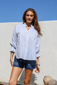 The Weekend Sorrento Shirt- Blue/White
