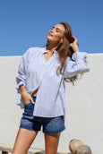 The Weekend Sorrento Shirt- Blue/White