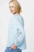 Kimberley Top- Azure Blue