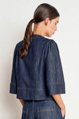 Plunge Jacket- Dark Denim