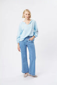 Kimberley Top- Azure Blue