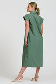 The Fifi Shirt Dress- Sage