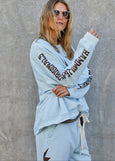 Vintage Western Sweat- Powder Blue