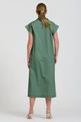 The Fifi Shirt Dress- Sage
