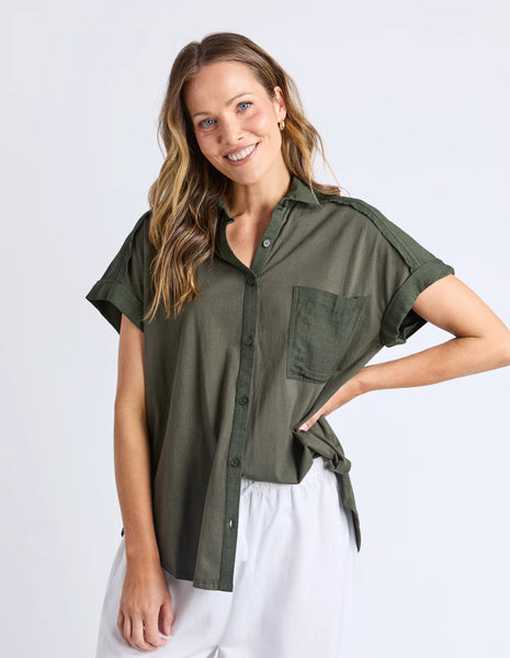 Locket Shirt- Khaki