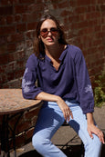 Kimberley Top- Shadow Blue