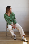 Kimberley Top- Moss Green
