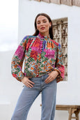Dreams Blouse- Shelby Orange