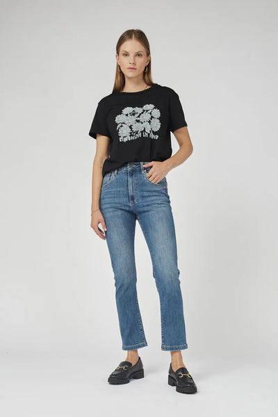 Mika Blur Blue Straight Leg Jeans