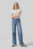 Carrie Pacific Blue Wide Straight Leg Jeans