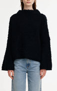 Abby Boucle Sweater- Black