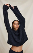 Abby Boucle Sweater- Black