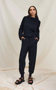 Abby Boucle Sweater- Black