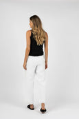 Fleetwood Linen Pant- White