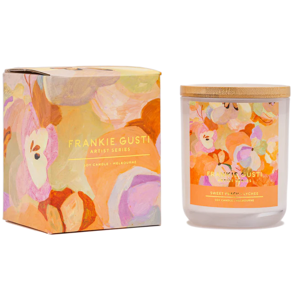ARTIST SERIES CANDLE | SWEET PEACH + LYCHEE | JADE FISHER