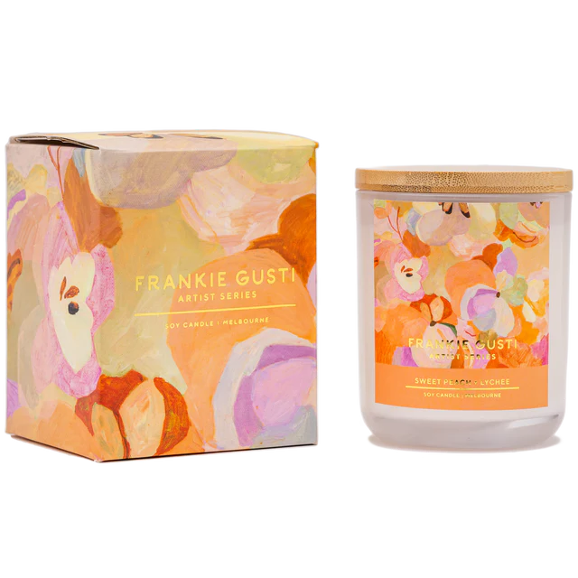 ARTIST SERIES CANDLE | SWEET PEACH + LYCHEE | JADE FISHER