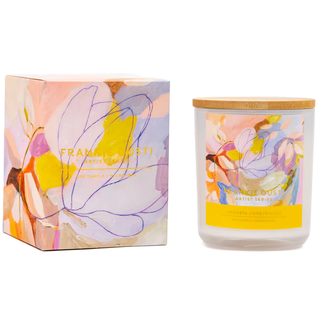 ARTIST SERIES CANDLE | JAPANESE HONEYSUCKLE | JADE FISHER