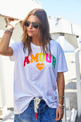 Crew Neck Amour- White