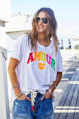 Crew Neck Amour- White