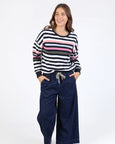 Merriment Crew- Striped