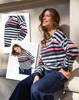 Merriment Crew- Striped