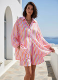 The Kelly-Neon Stripe Shirt