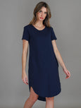 Kooyong SS Dress- Navy