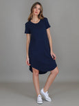 Kooyong SS Dress- Navy