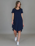 Kooyong SS Dress- Navy