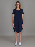 Kooyong SS Dress- Navy