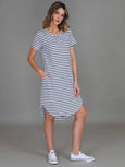 Kooyong SS Dress- Nautic Stripe