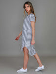 Kooyong SS Dress- Nautic Stripe