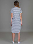 Kooyong SS Dress- Nautic Stripe
