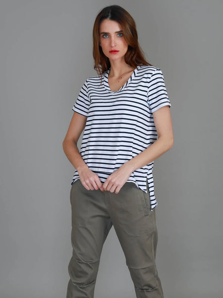 Brighton Tee- Nautic Stripe