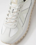 Gate White Suede Nylon Sneaker
