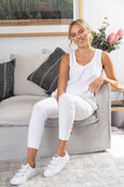 Ava Tank- White