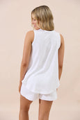 Ava Tank- White