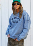 Faded Grey Playa Del Amour Sweat