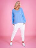 Ulverstone Crewneck- Periwinkle