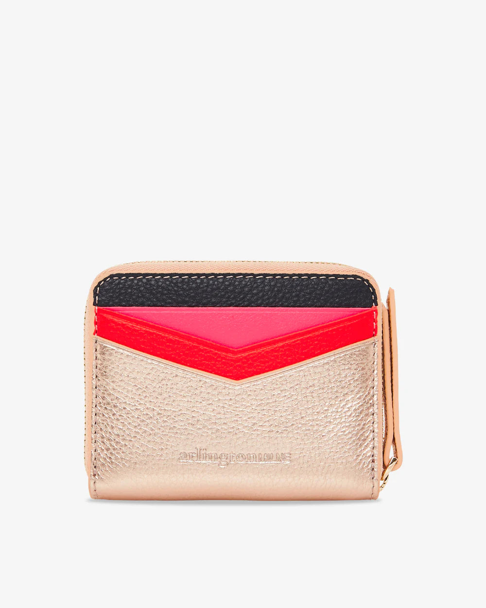 Alexis Zip Purse- Rose Gold Multi