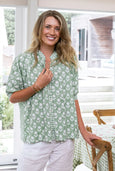 Folk Shadow Buti Top