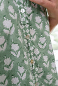 Folk Shadow Buti Shirtdress