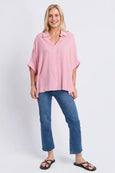 Luna Shirt- Pink Stripe