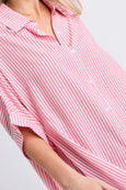 Luna Shirt- Pink Stripe