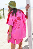 Resort Beach Shirt- Pink